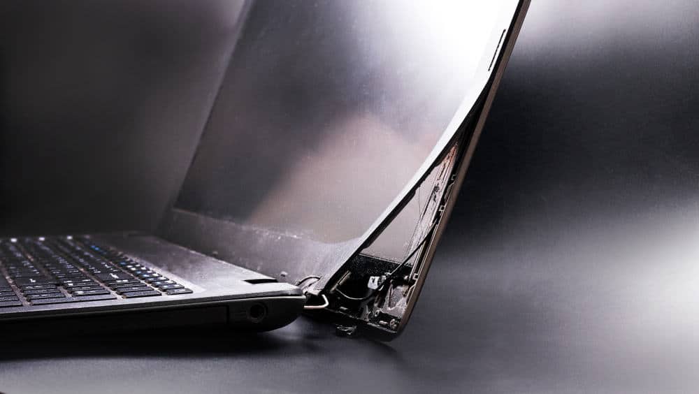 Broken Laptop Hinges