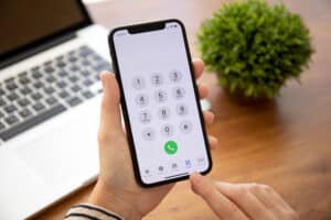 Dialing Letters On An Iphone