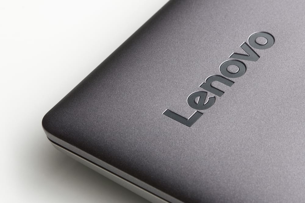 Lenovo Laptop Closeup