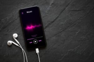 Iphone Playing Music