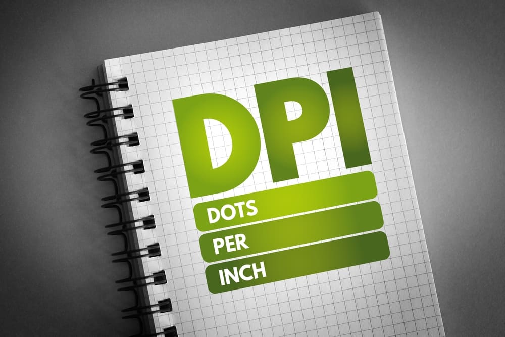 Dpi Dots Per Inch Acronym On Notepad