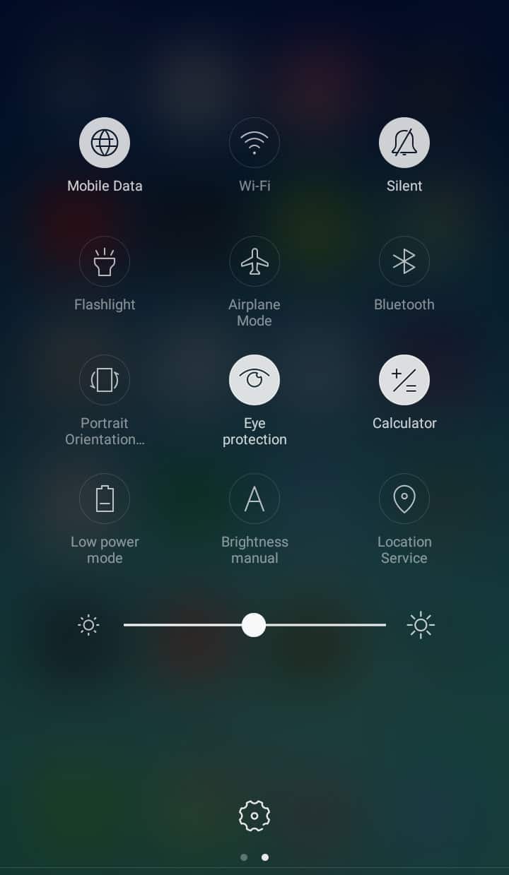 Android Settings Screen
