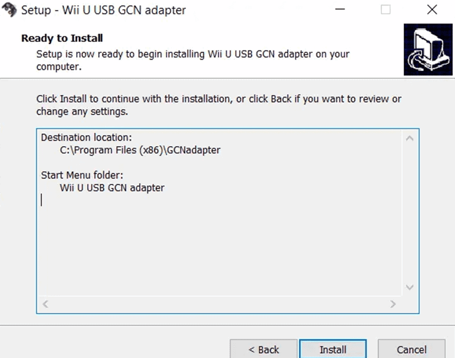 gamecube usb adapter starting driver