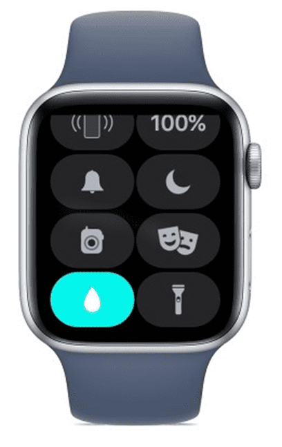 Water Lock Button On Apple Watch