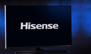 An Hisense Tv