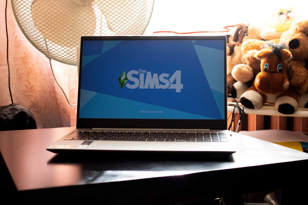 Chromebook With The Sims Splash Screen