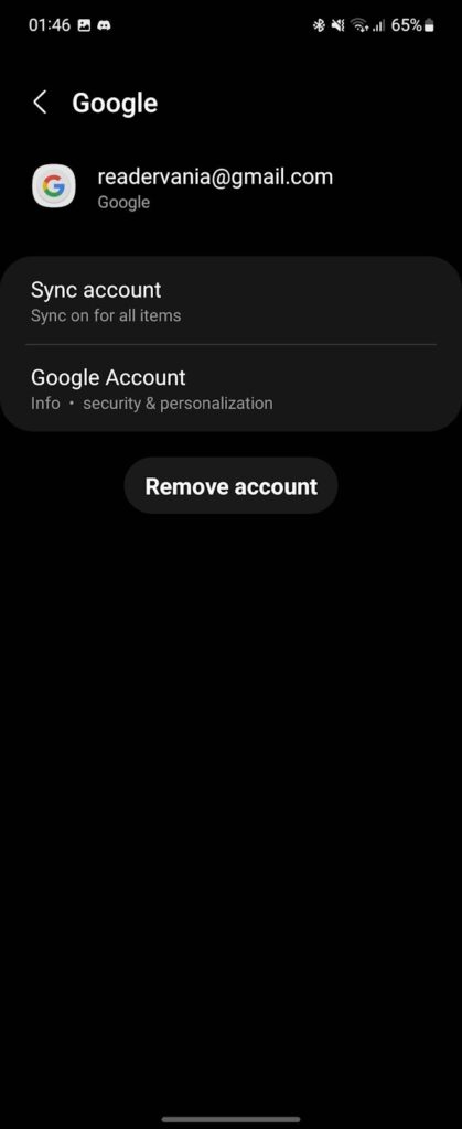 Google Account On Android