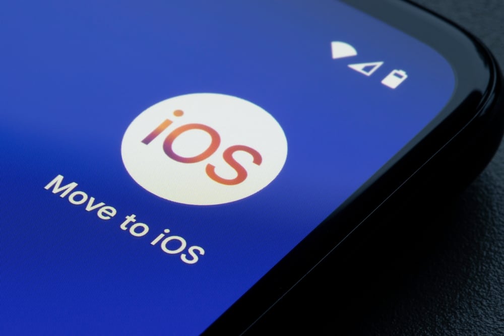 Ios Logo On Smartphone