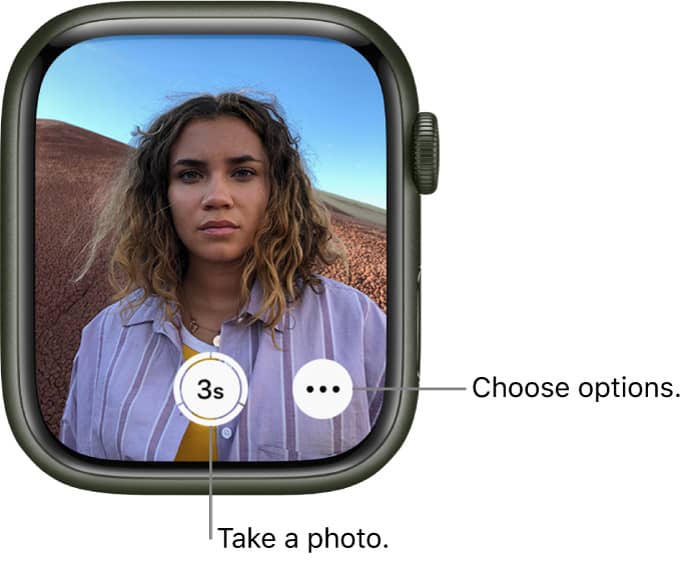 Taking A Photo On Apple Watch