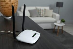 Wi-Fi Router On Table