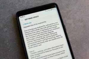 Android Pie Software Update