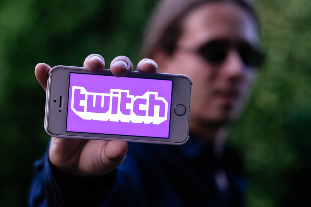 Twitch Logo On Smart Phone Screen