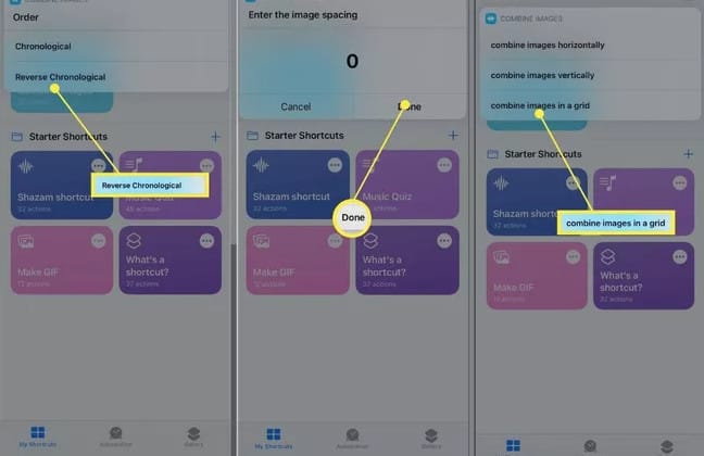 How To Merge Photos On Iphone 5 Combine Images Chronological Or Reverse Chronological