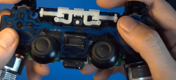 Dismantled PS controller