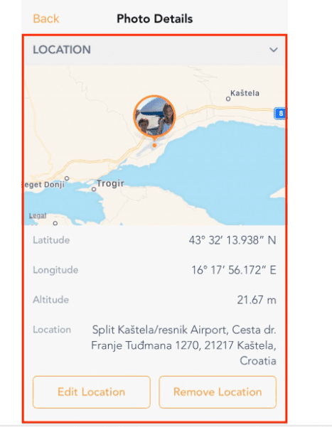 How To See Photo'S Geotag On Iphone 5 Image 238