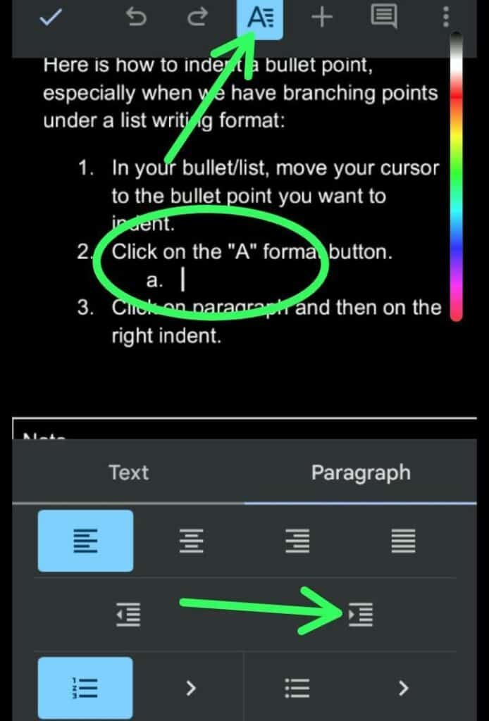 How Do You Indent A Paragraph On Iphone