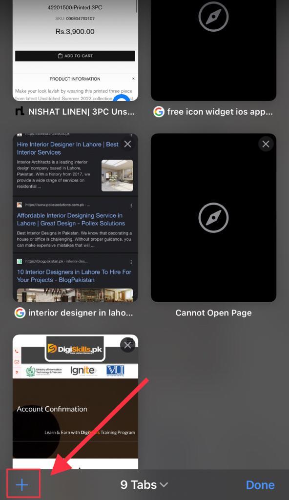 How To Reopen Closed Tabs Iphone 2 Safari Browser Tabs