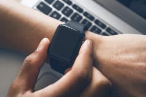 Apple Watch On Left Wrist