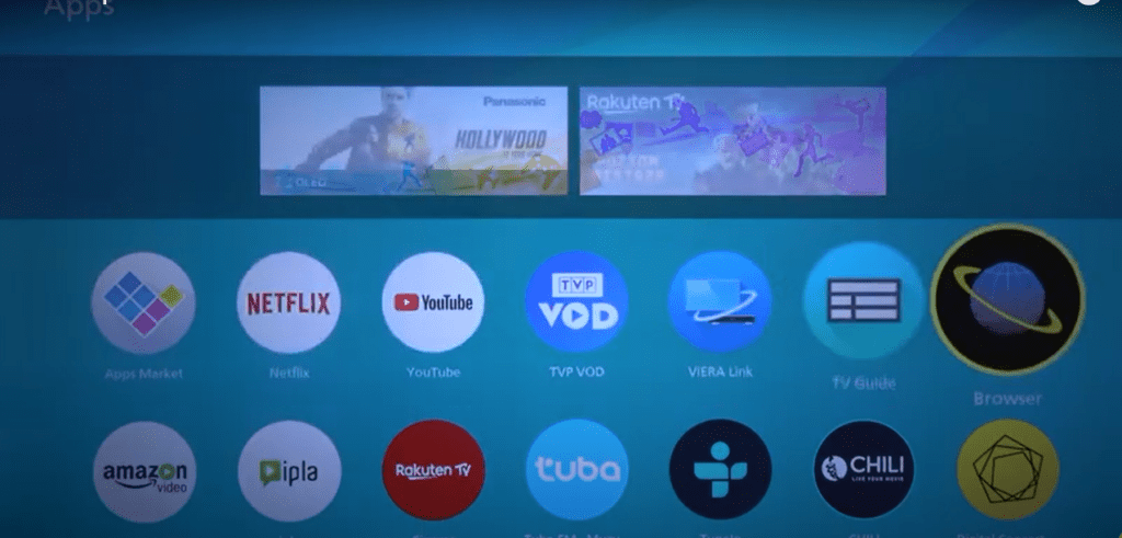 How to Open Web Browser on PANASONIC TV TX-40FS500 40-inch Smart TV - Visit  Web Pages on Panasonic 