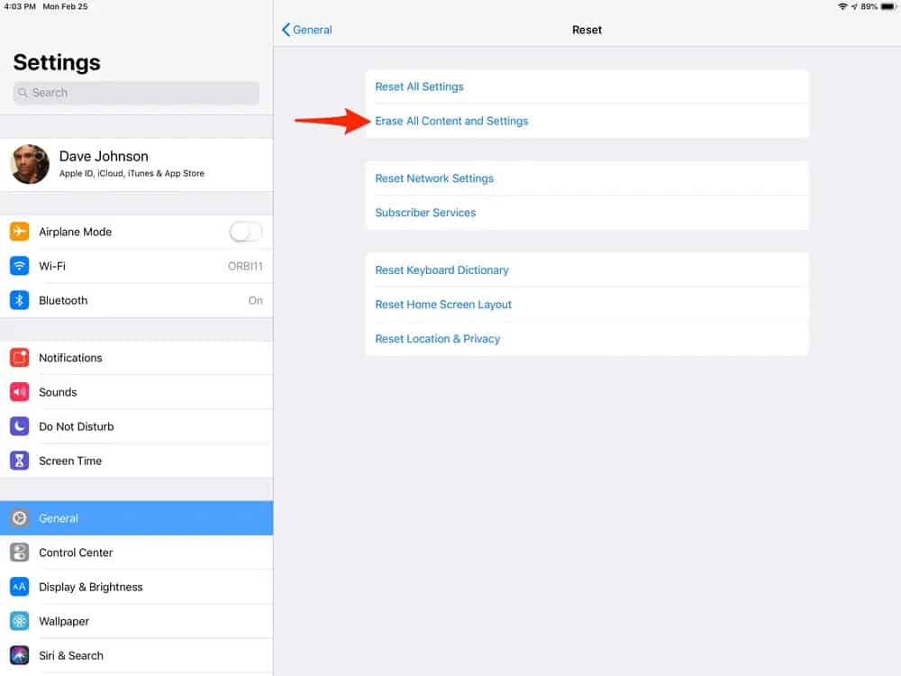 Полный сброс IPAD. IPAD settings. Factory reset settings. Reset search settings. Сброс настроек айпада