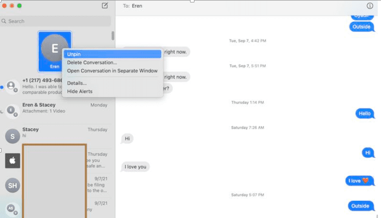 How To Unpin A Text On Iphone 5 Image 76
