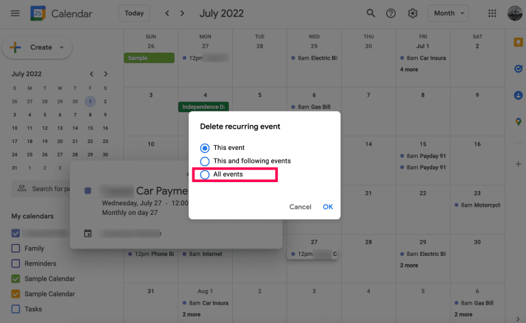 How To Delete Events On Google Calendar On Android DeviceTests