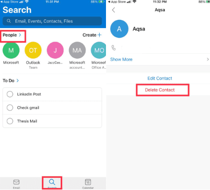 How To Delete Contacts From The Outlook App 3 Image 519