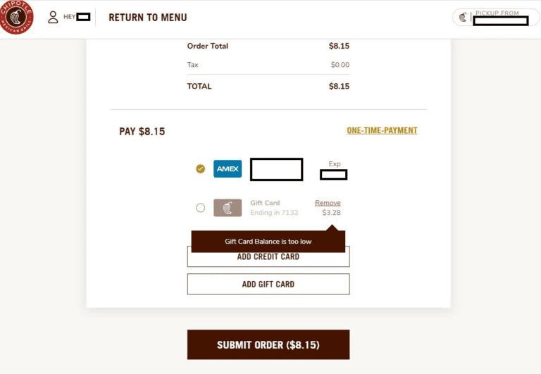 How To Use Gift Cards on the Chipotle App DeviceTests